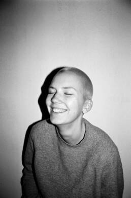 Schwarz-weiß Portrait aus meinem Showcase von Johanna