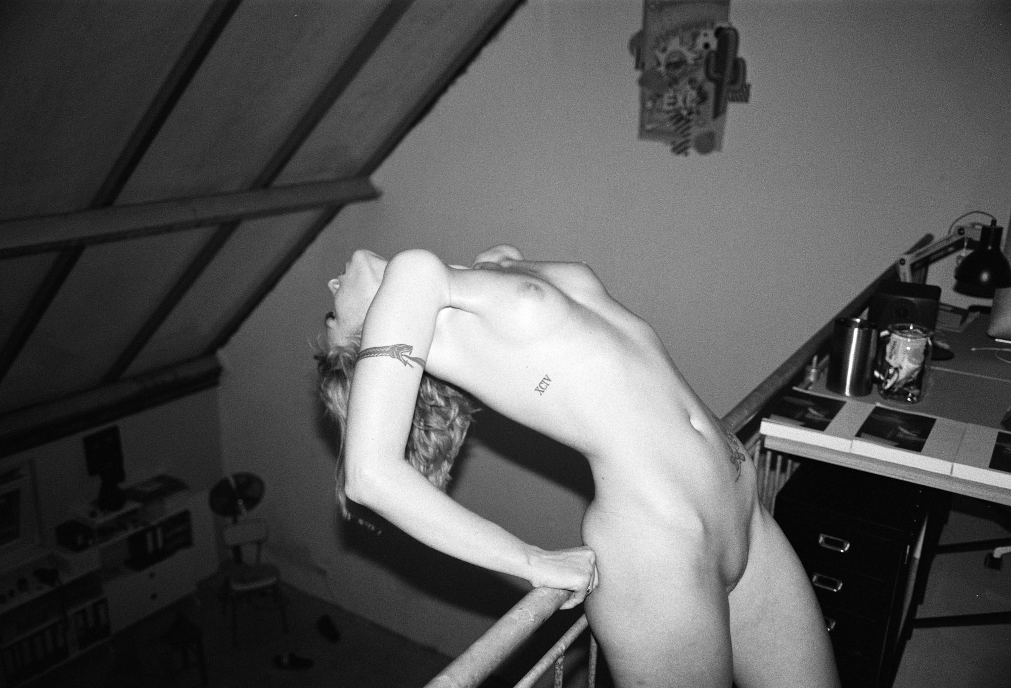 Wiebke auf Film in meinem Studio fotografiert