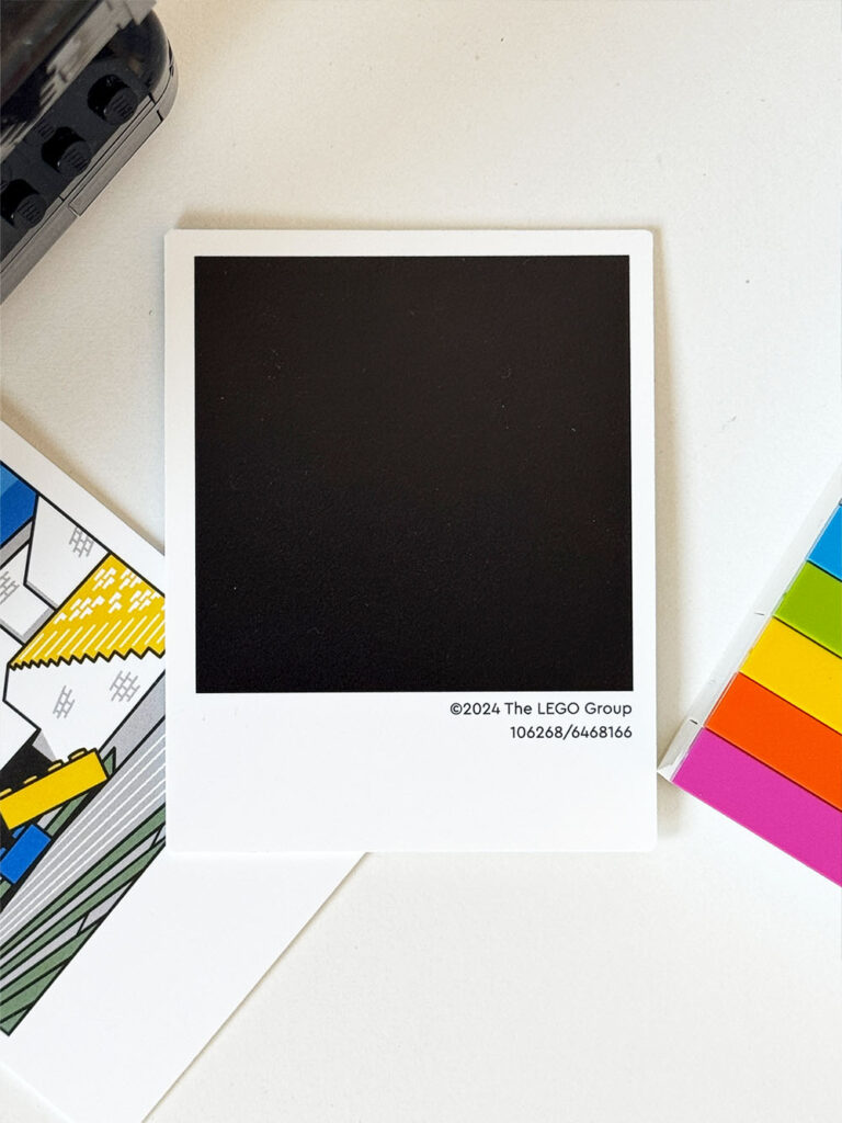 Polaroid OneStep SX-70 Lego Polaroid Bild von Hinten