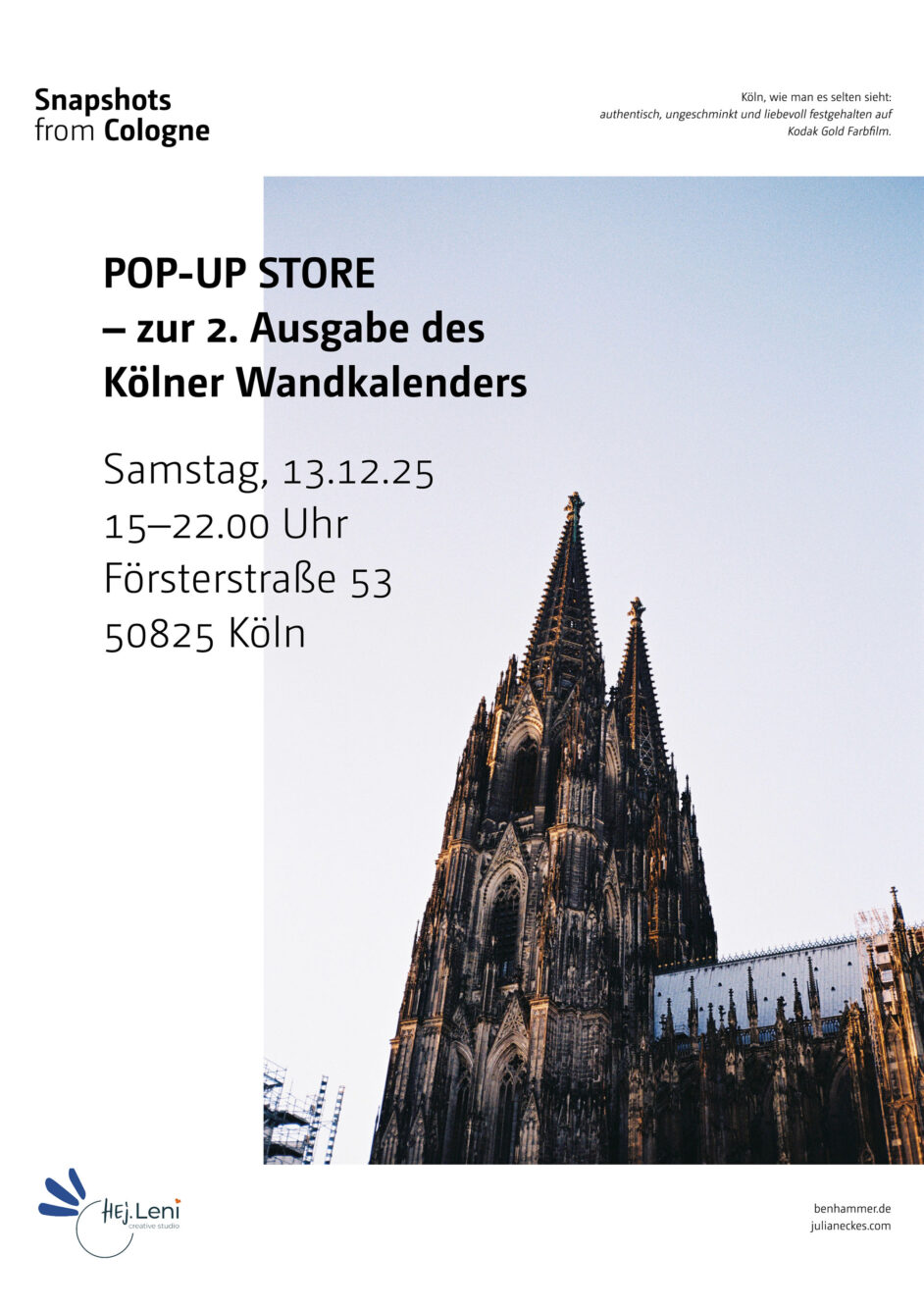 Snapshots from Cologne Pop-Up Store 2025